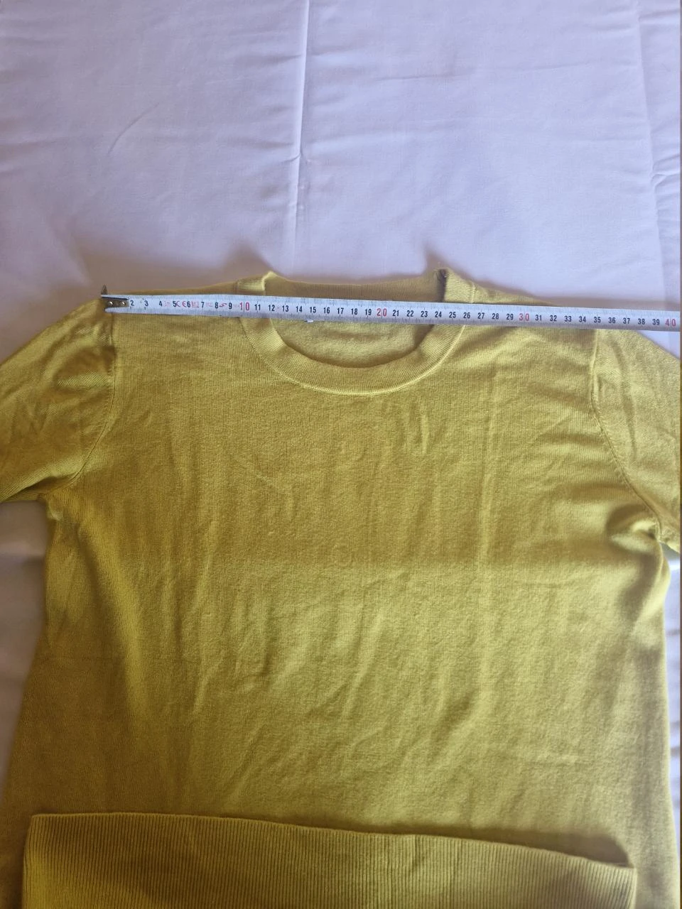 Fine long-sleeve sweater for women - Yellow - Size S – photo 9
